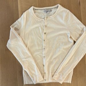 Banana Republic cardigan in extra fine merino wool. Size small. Cream color